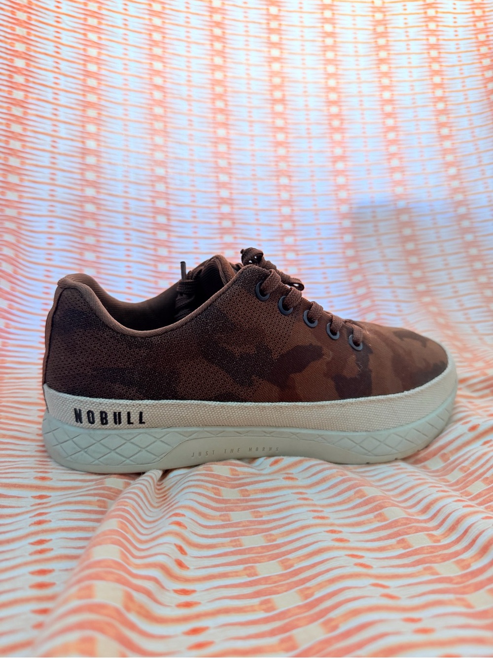 NOBULL Women’s/Men’s Brown Camo Canvas Trainer - Picture 2 of 10